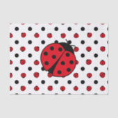 Ladybug Pattern Seidenpapier (Vorderseite)