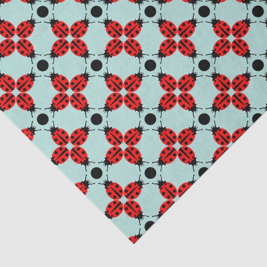 Ladybug Pattern Seidenpapier (Ausschnitt)