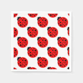 Ladybug Pattern Serviette