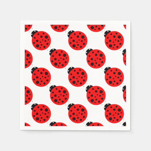 Ladybug Pattern Serviette (Vorderseite)