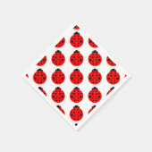 Ladybug Pattern Serviette (Ecke)