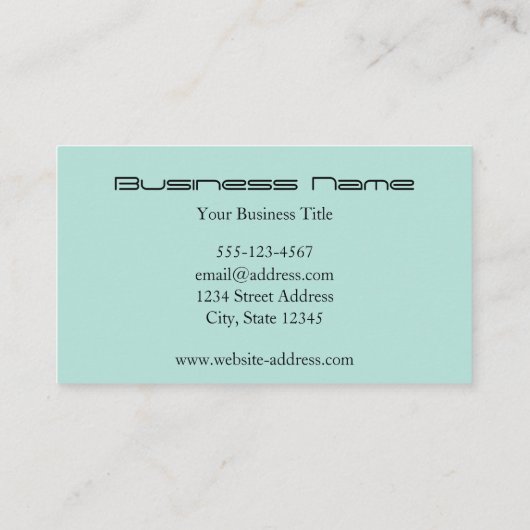 Ladybug Pattern Visitenkarte (Rückseite)