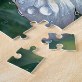 Ladybug Perched on Dew Covered Strawberry Pflanze Puzzle (Seite)