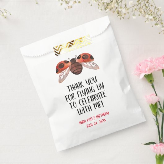 Ladybug Personalisiert Gastgeschenk Bags Geschenktütchen (Versiegelt)