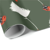 Ladybug Pflanze Fly Geschenkpapier (Rolleneckpunkt)