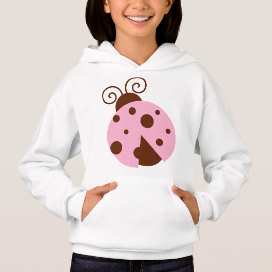 Ladybug, Pink Ladybug, Niedliche Ladybug, Ladybird Hoodie (Vorderseite)
