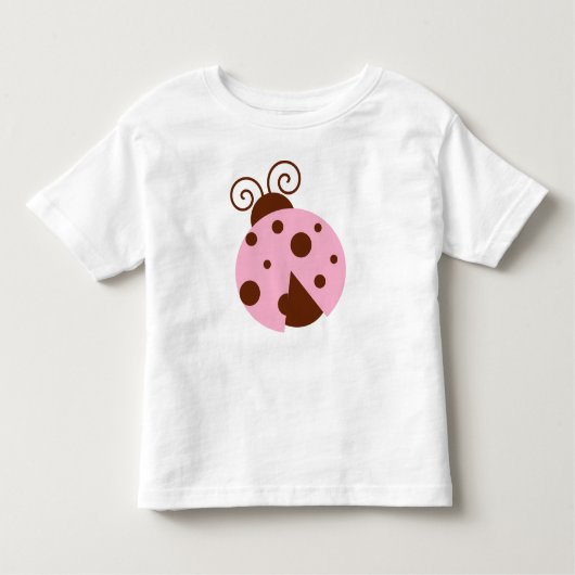 Ladybug, Pink Ladybug, Niedliche Ladybug, Ladybird Kleinkind T-shirt (Vorderseite)