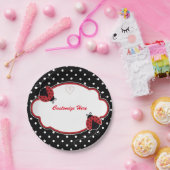Ladybug Polka Baby Dusche Party Teller (Party)