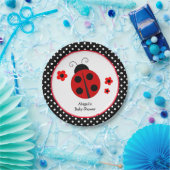 Ladybug Polka Dot Baby Dusche Pappteller (Party)