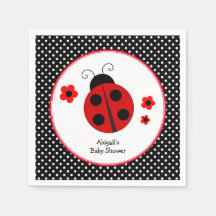Ladybug Polka Dot Baby Dusche