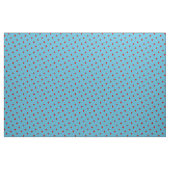 Ladybug Polka Dot Pattern auf blau Stoff (Yard (91,4 cm))
