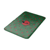 Ladybug Polka Dots Bath Mat Badematte (Schrägansicht)