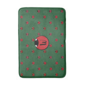Ladybug Polka Dots Bath Mat Badematte (Vorderseite Vertikal)