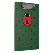 Ladybug Polka Dots Clipboard Klemmbrett (Rechts)