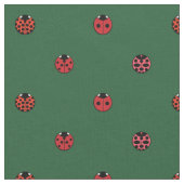 Ladybug Polka Dots Fabric Stoff (Nahaufnahme)