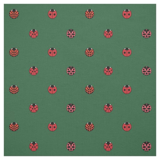 Ladybug Polka Dots Fabric Stoff (Muster)