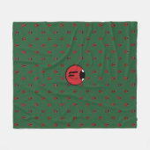 Ladybug Polka Dots Fleece Blanket (Vorderseite (Horizontal))