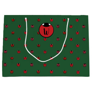 Ladybug Polka Dots Geschenktasche Große Geschenktüte