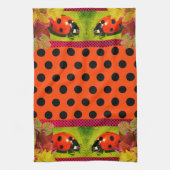 LadyBug Polka Dots Küchentücher (Vertikal)
