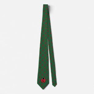 Ladybug Polka Dots Men's Neck Tie Krawatte