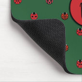 Ladybug Polka Dots Mouse Pad Mousepad (Ecke)