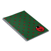 Ladybug Polka Dots Notebook Notizblock (Rechte Seite)