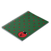 Ladybug Polka Dots Notebook Notizblock (Linke Seite)