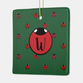 Ladybug Polka Dots Ornament (Links)