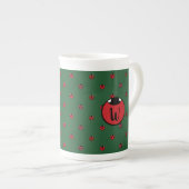 Ladybug Polka Dots Spezielle Tasse (Vorderseite Rechts)