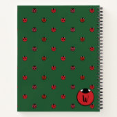 Ladybug Polka Dots Spiral Notebook Notizblock (Rückseite)