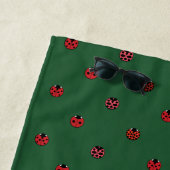 Ladybug Polka Dots Strandtuch (Beispiel)