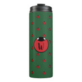 Ladybug Polka Dots Thermal Tumbler Thermosbecher (Vorderseite)