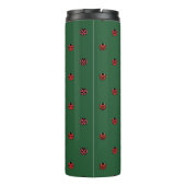 Ladybug Polka Dots Thermal Tumbler Thermosbecher (Rückseite)