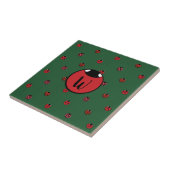 Ladybug Polka Dots Tile Fliese (Seite)