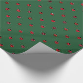 Ladybug Polka Dots Wrapping Paper Geschenkpapier (Ecke)