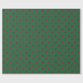 Ladybug Polka Dots Wrapping Paper Geschenkpapier (Flach)