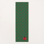 Ladybug Polka Dots Yoga Mat Yogamatte (Vorderseite)