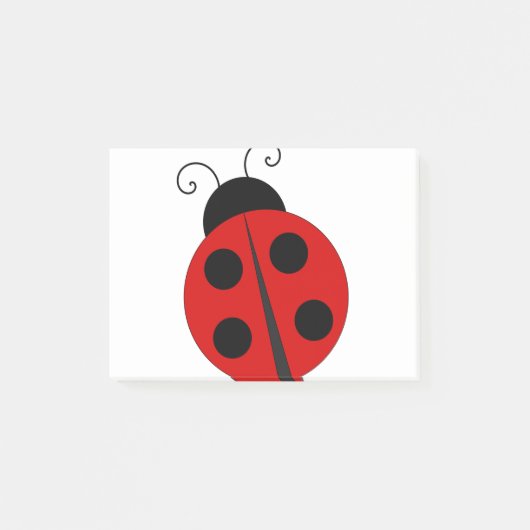 Ladybug Post-it Klebezettel (Vorderseite)