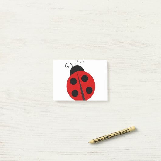 Ladybug Post-it Klebezettel (Auf Schreibtisch)