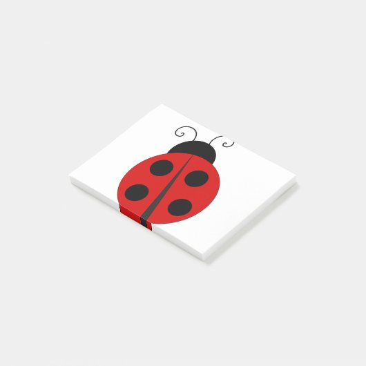 Ladybug Post-it Klebezettel (angewinkelt)