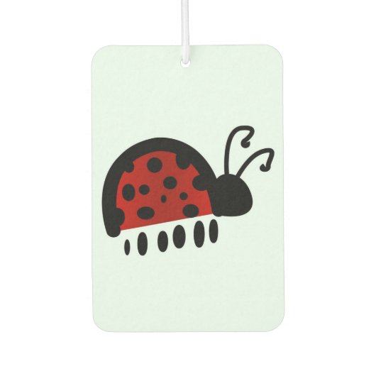 Ladybug Postcard Autolufterfrischer (Vorderseite)