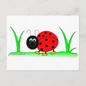 Ladybug Postcard Postkarte (Vorderseite)