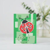 LadyBug Postcard Postkarte (Stehend Vorderseite)