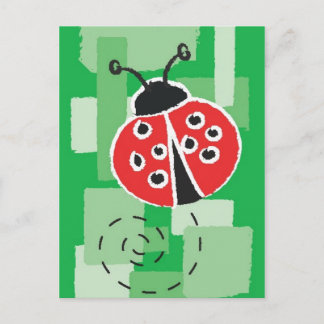 LadyBug Postcard Postkarte