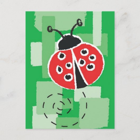 LadyBug Postcard Postkarte (Vorderseite)