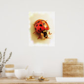 Ladybug Poster (Küche)