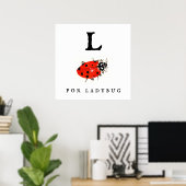 Ladybug Poster (Heimbüro)