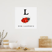 Ladybug Poster (Küche)