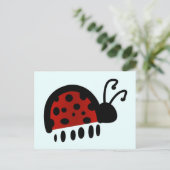 Ladybug Postkarte (Stehend Vorderseite)