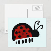 Ladybug Postkarte (Vorne/Hinten)